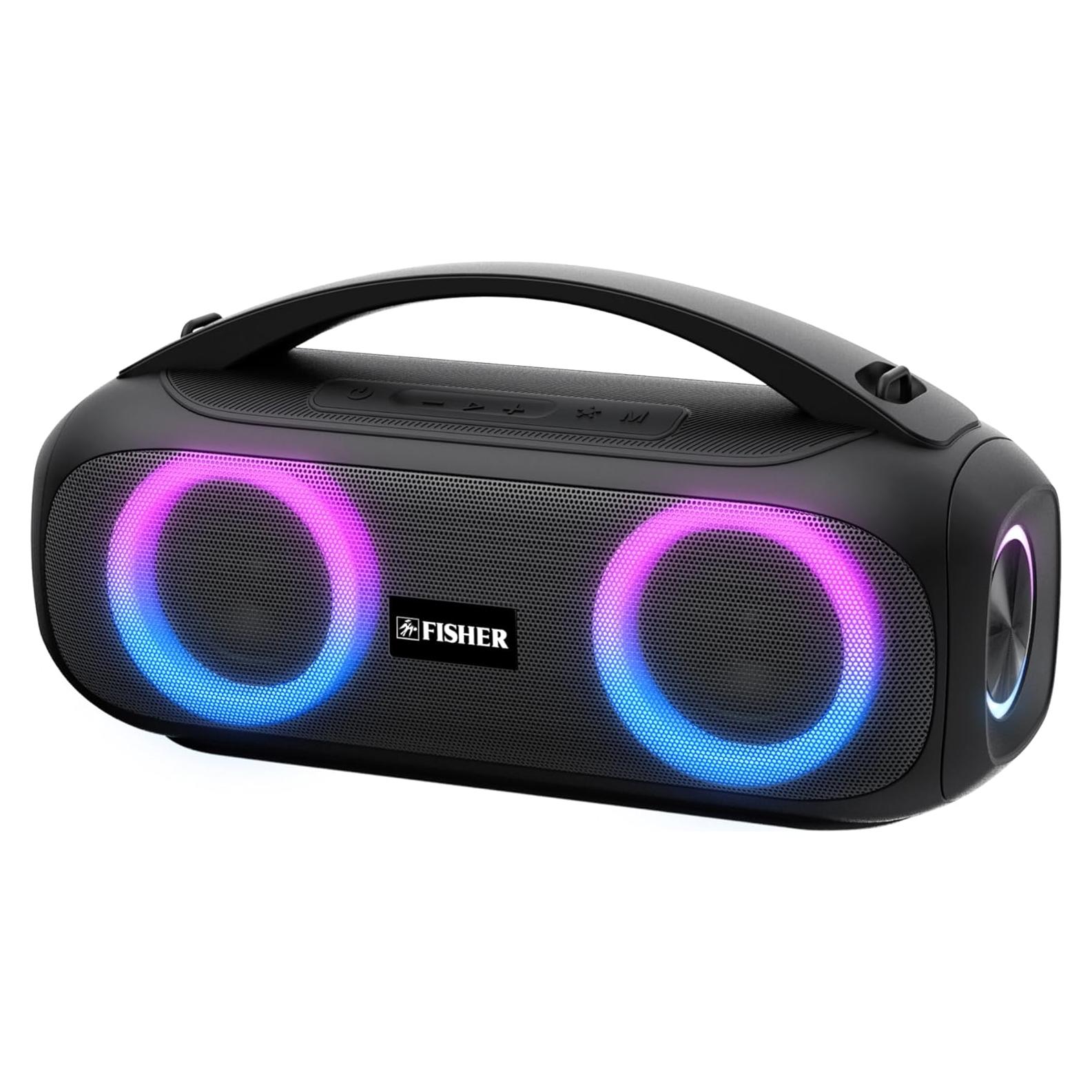 Altavoz Bluetooth Portátil Fisher Studio Pro IPX5 60W Estéreo