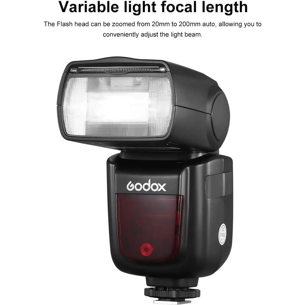 Flash Godox V860II-N TTL Speedlite para Nikon 2000mAh GN60