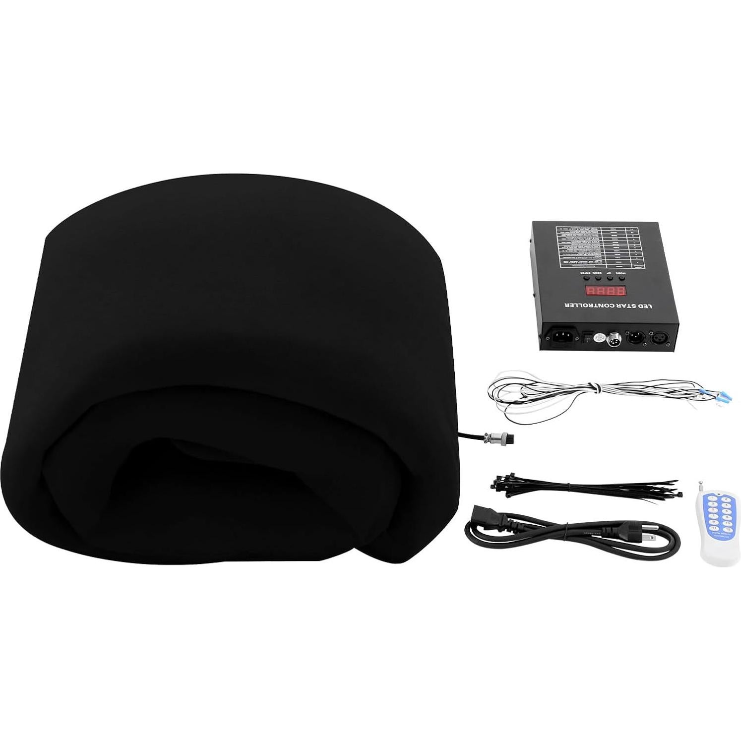 Cortina de Luces LED Estrella 6x3m ZERNEIL con Control Remoto