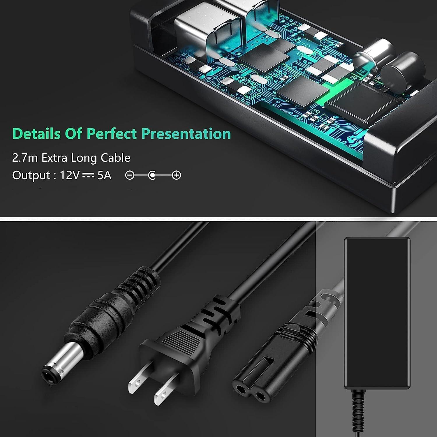 Adaptador de Alimentación FITE ON 12V 5A 60W para Neewer LED