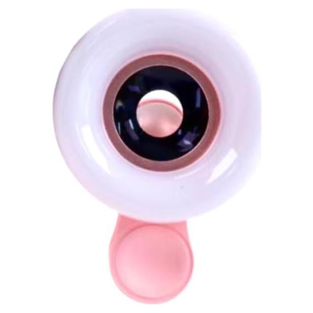 Lente Macro Clip-On 15x CosmoGlo con Luz LED Rosa
