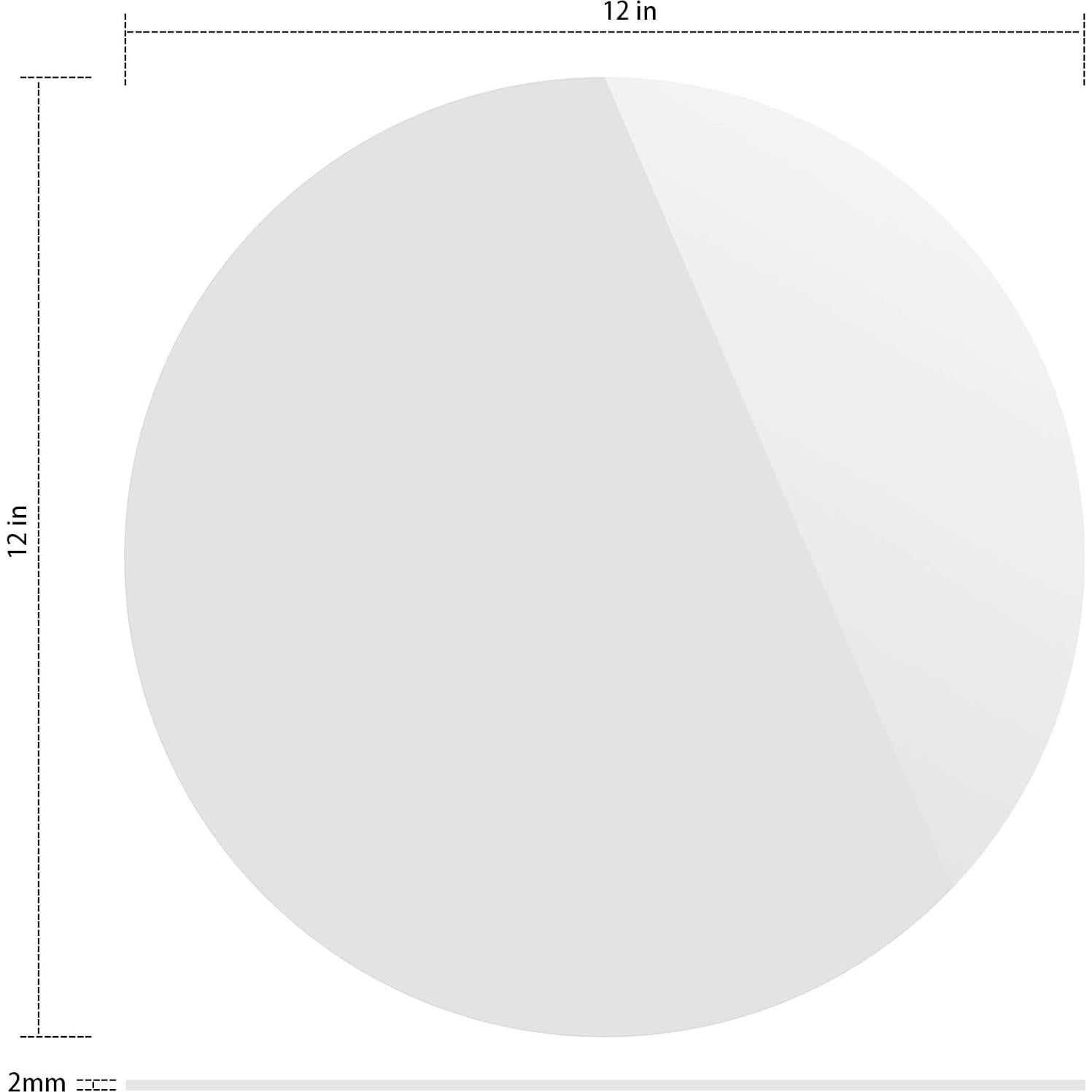 Tableros de Fondo Acrílico KINJOEK 30x30cm Blanco y Negro