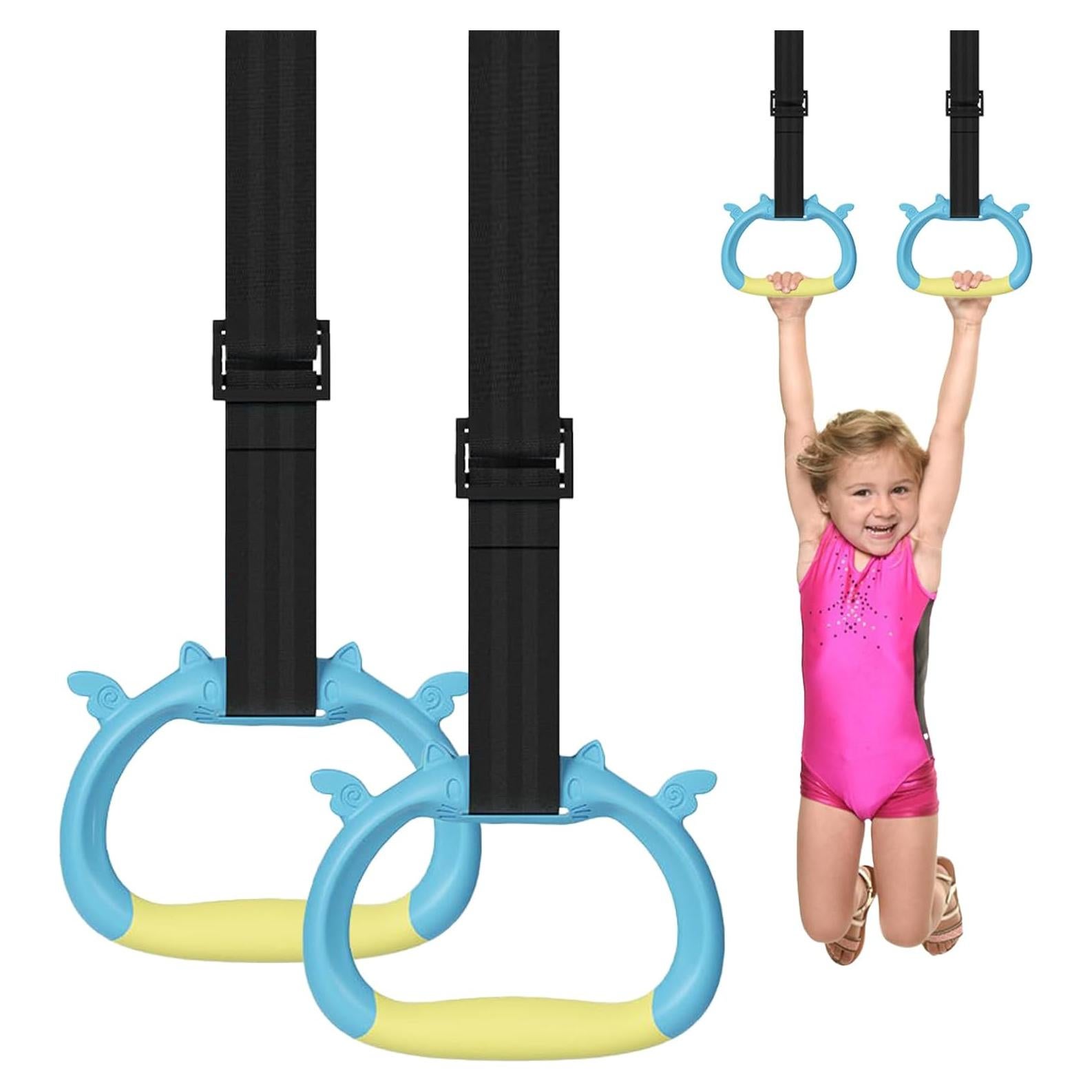 Anillas de Gimnasia GDLPZM para Niños con Correa Ajustable