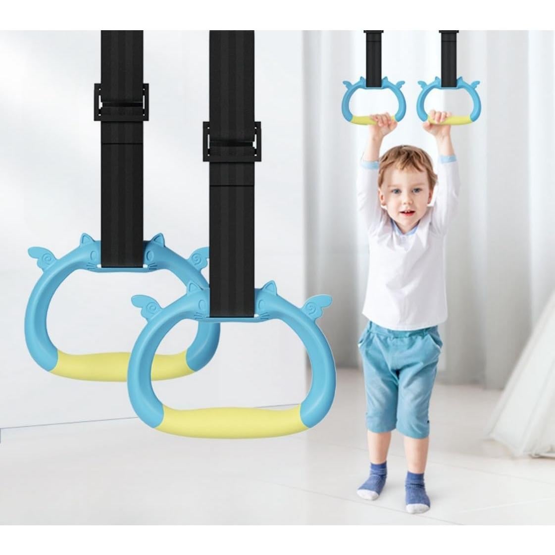 Anillas de Gimnasia GDLPZM para Niños con Correa Ajustable