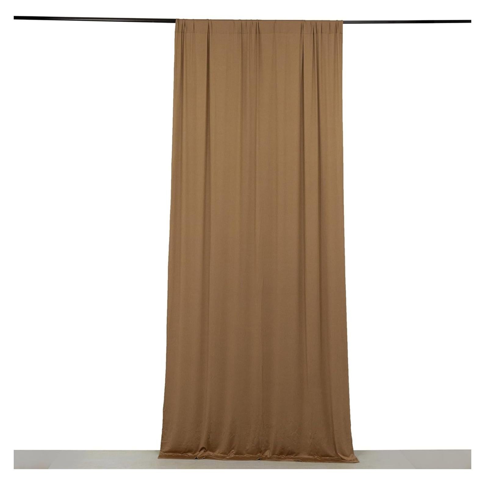 Cortina de Fondo Divisoria Spandex Balsa Circle 3.05x1.52m Taupe