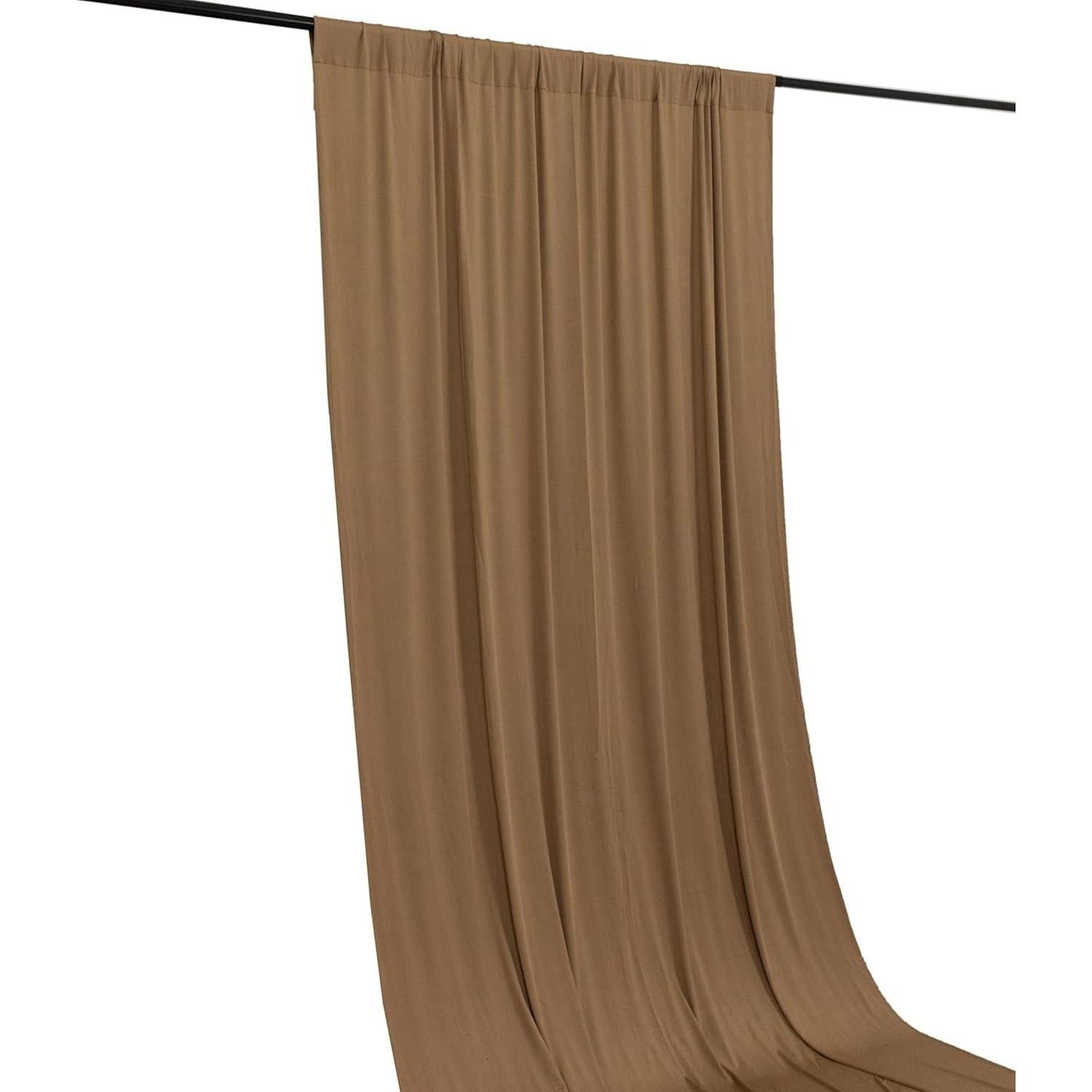 Cortina de Fondo Divisoria Spandex Balsa Circle 3.05x1.52m Taupe