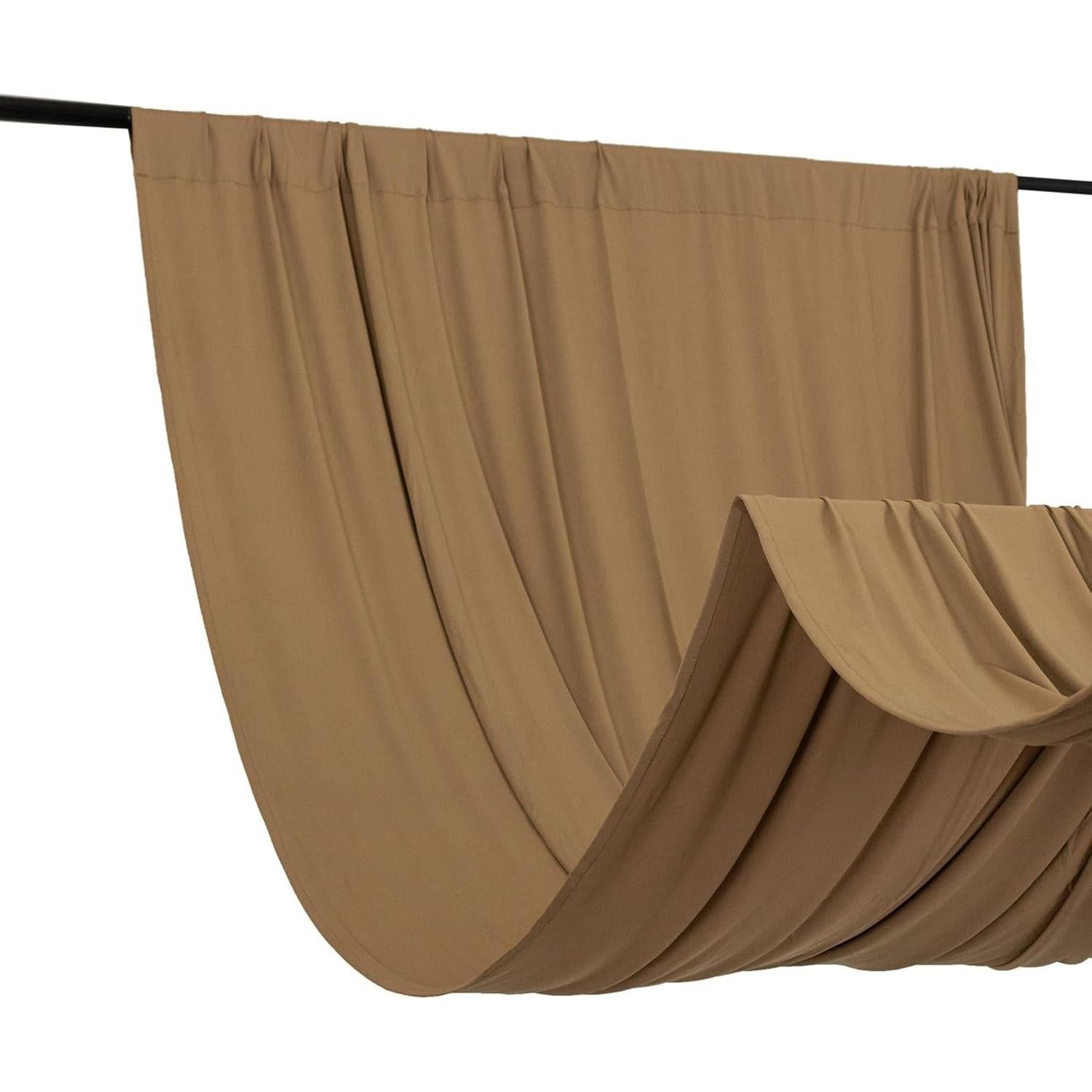 Cortina de Fondo Divisoria Spandex Balsa Circle 3.05x1.52m Taupe