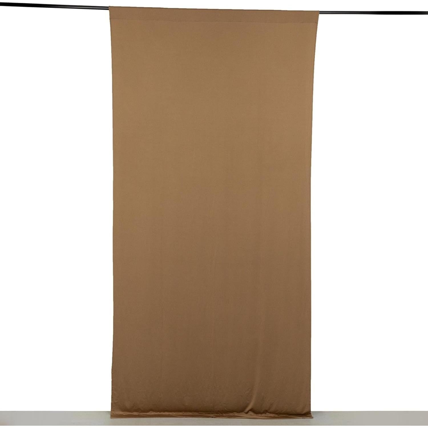 Cortina de Fondo Divisoria Spandex Balsa Circle 3.05x1.52m Taupe