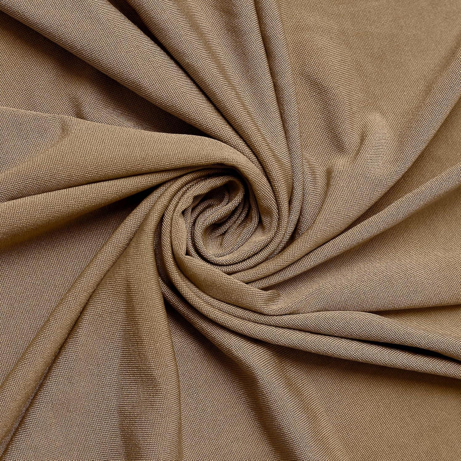 Cortina de Fondo Divisoria Spandex Balsa Circle 3.05x1.52m Taupe