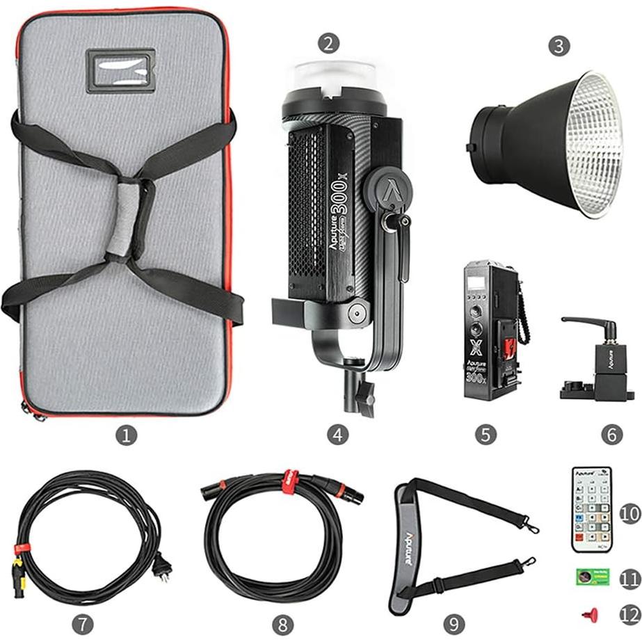 Luz LED Aputure 300X Bi-Color 2700K-6500K 11.29kg