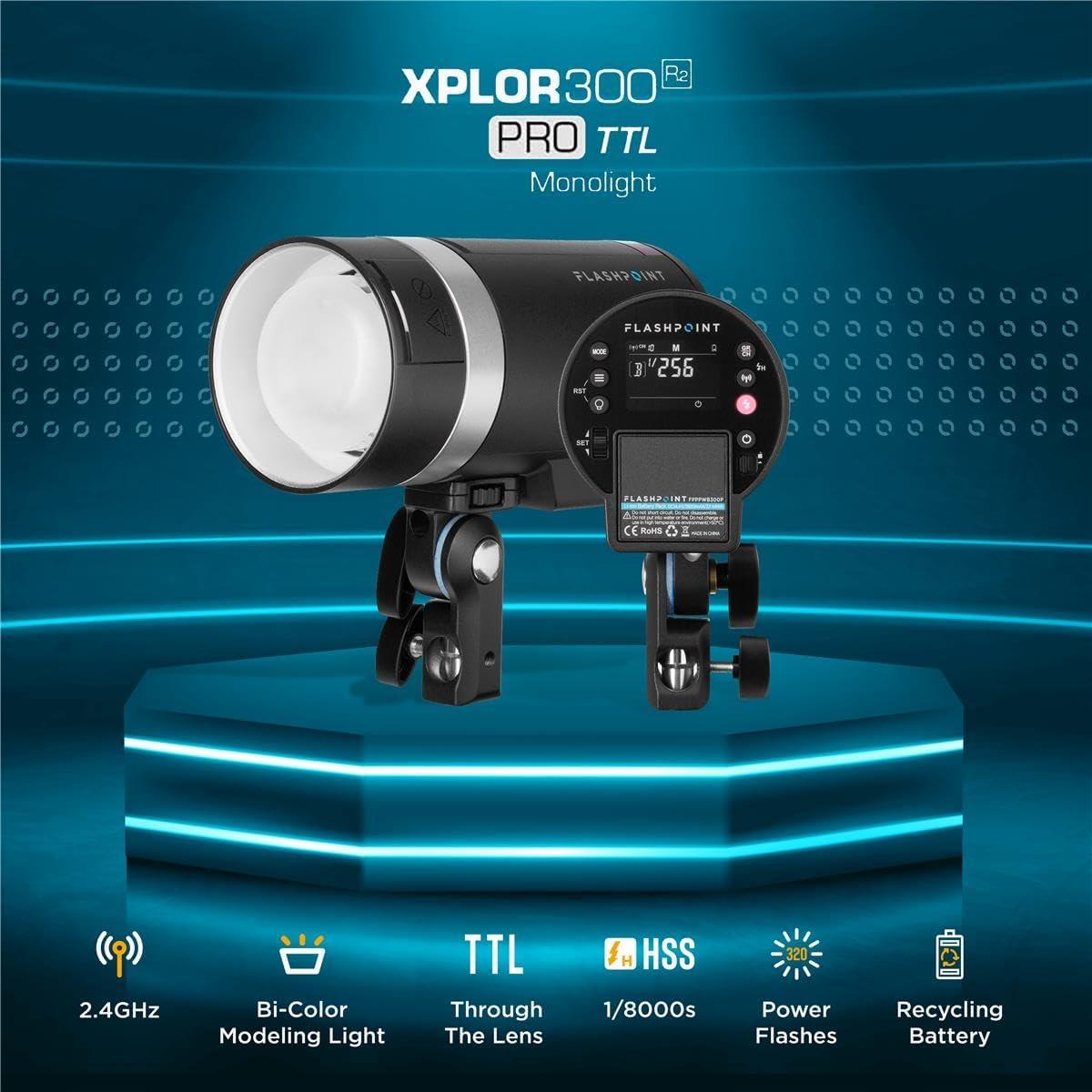 Flashpoint XPLOR 300 Pro TTL Monoluz Portátil 300Ws