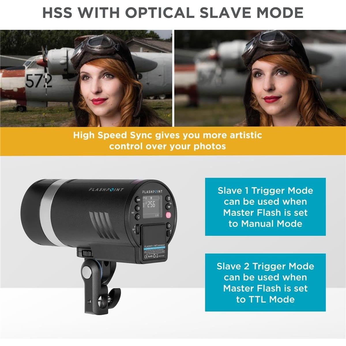 Flashpoint XPLOR 300 Pro TTL Monoluz Portátil 300Ws