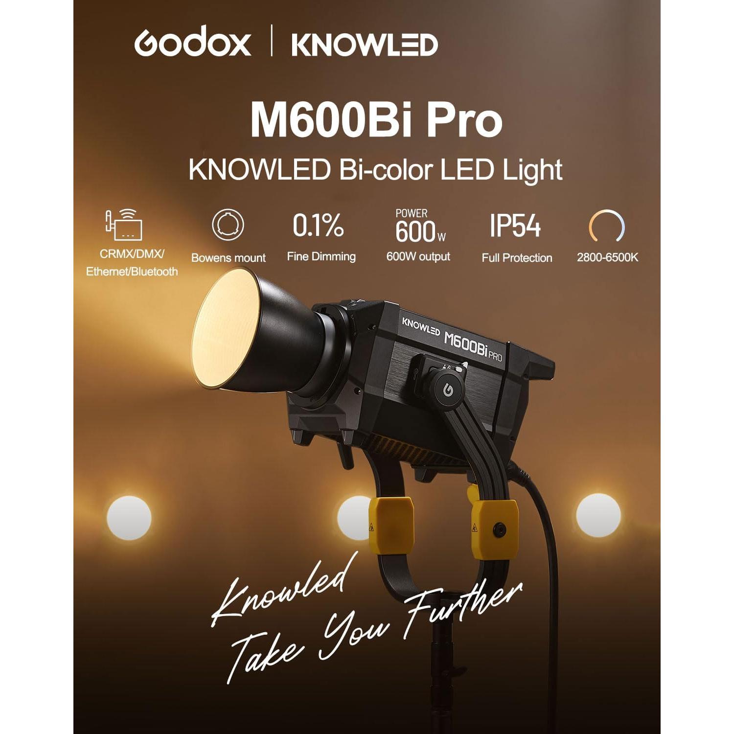 Godox M600Bi Pro Kit Monolight LED 600W Bi-Color IP54