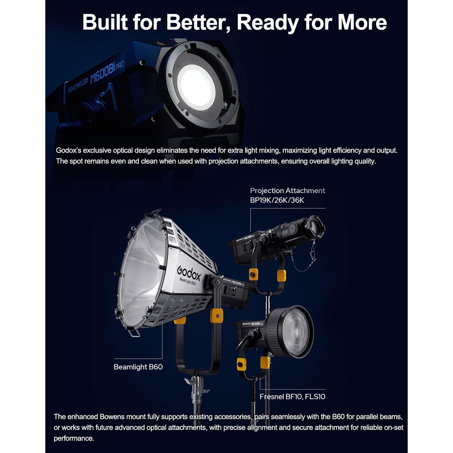 Godox M600Bi Pro Kit Monolight LED 600W Bi-Color IP54