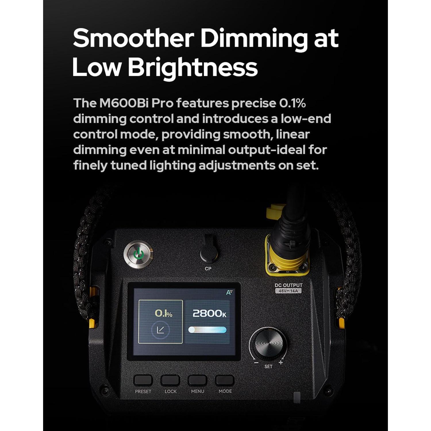 Godox M600Bi Pro Kit Monolight LED 600W Bi-Color IP54