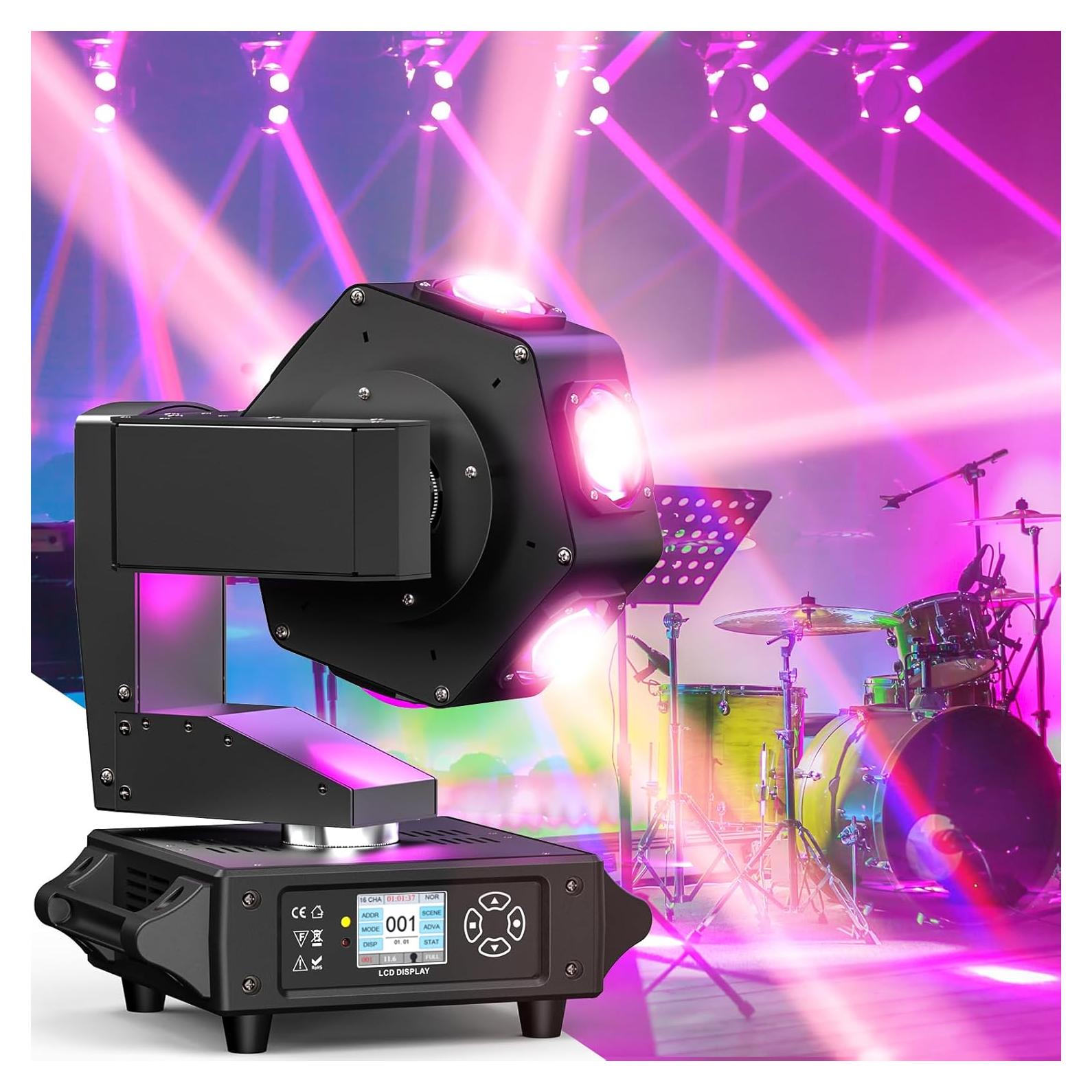 Luz de Cabeza Móvil XYZ 6 x 40W RGBW DMX para Eventos