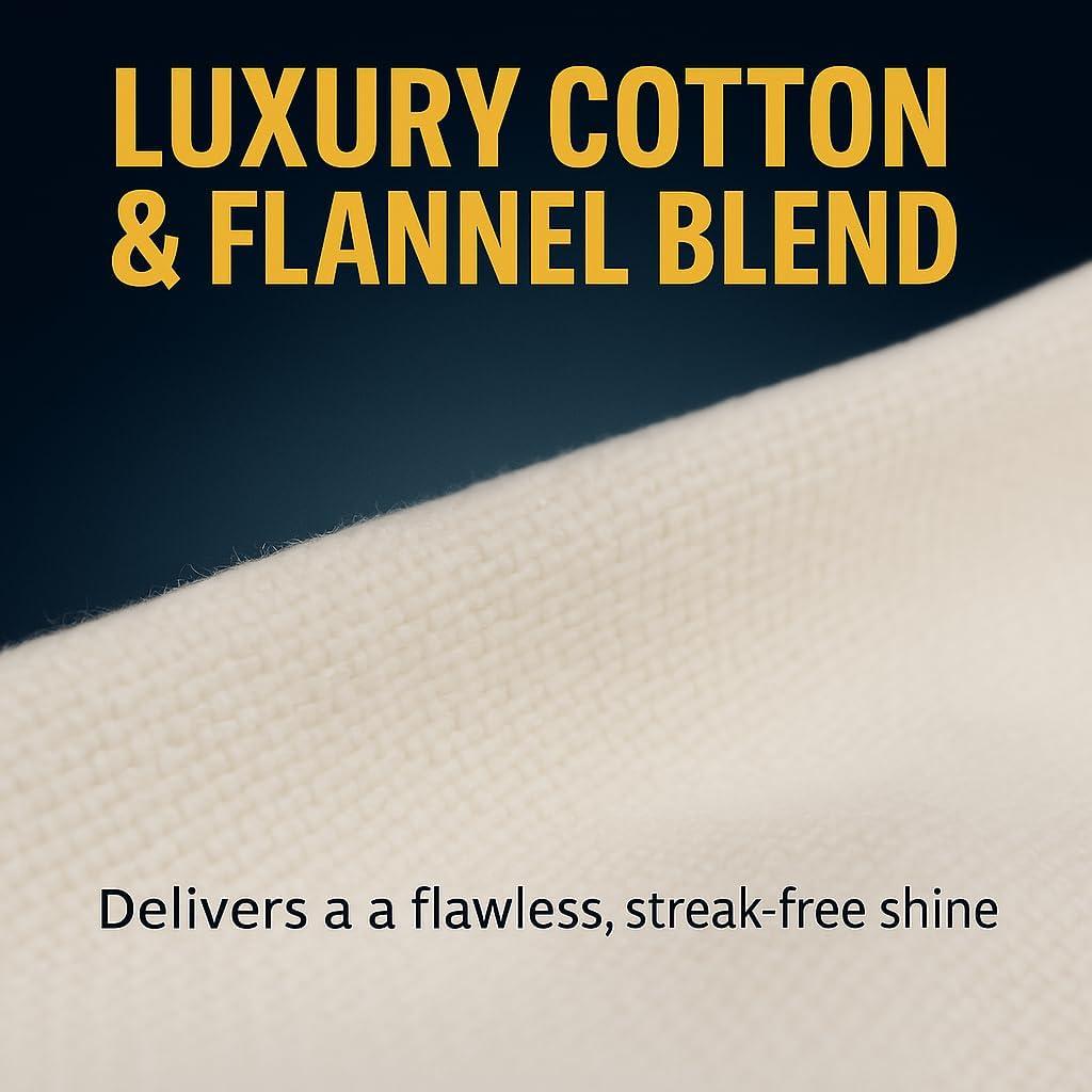 Paño de Pulido Profesional Leather Hero - Paquete de 3