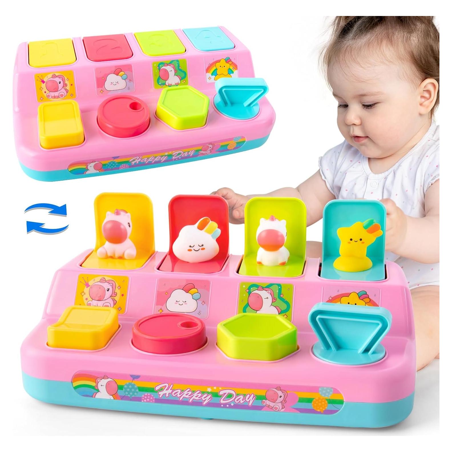 Juguete Montessori Pop Up Tovol Zerky para Bebés 1-3 Años