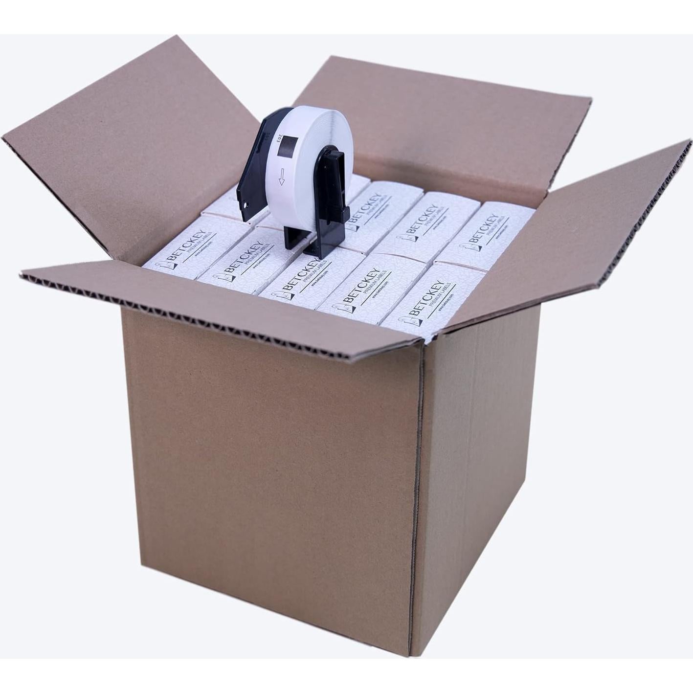 Etiquetas de Carpeta BETCKEY DK-1203 - 20 Rollos 6000 Etiquetas