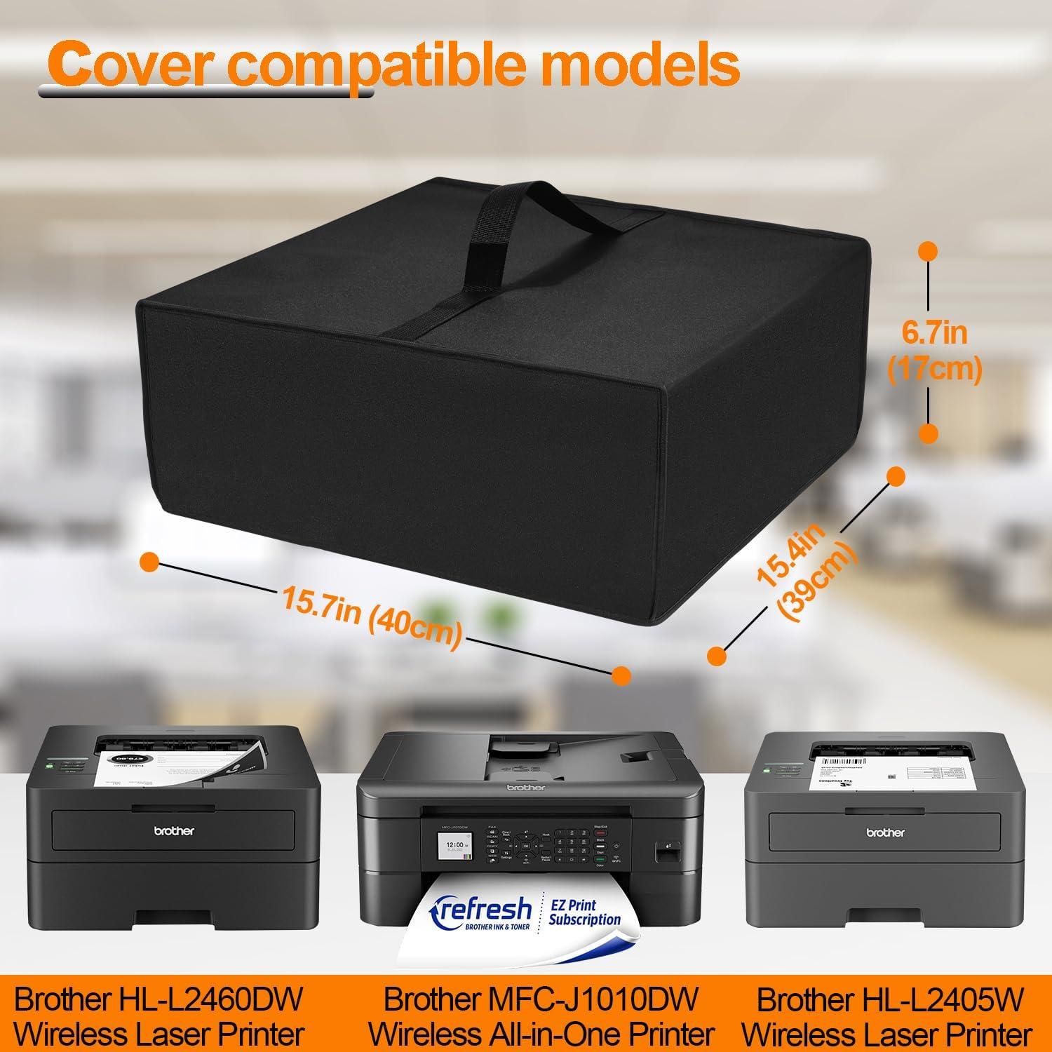 Funda Protectora Antiestática Nylon para Impresora Brother 40x39x17cm