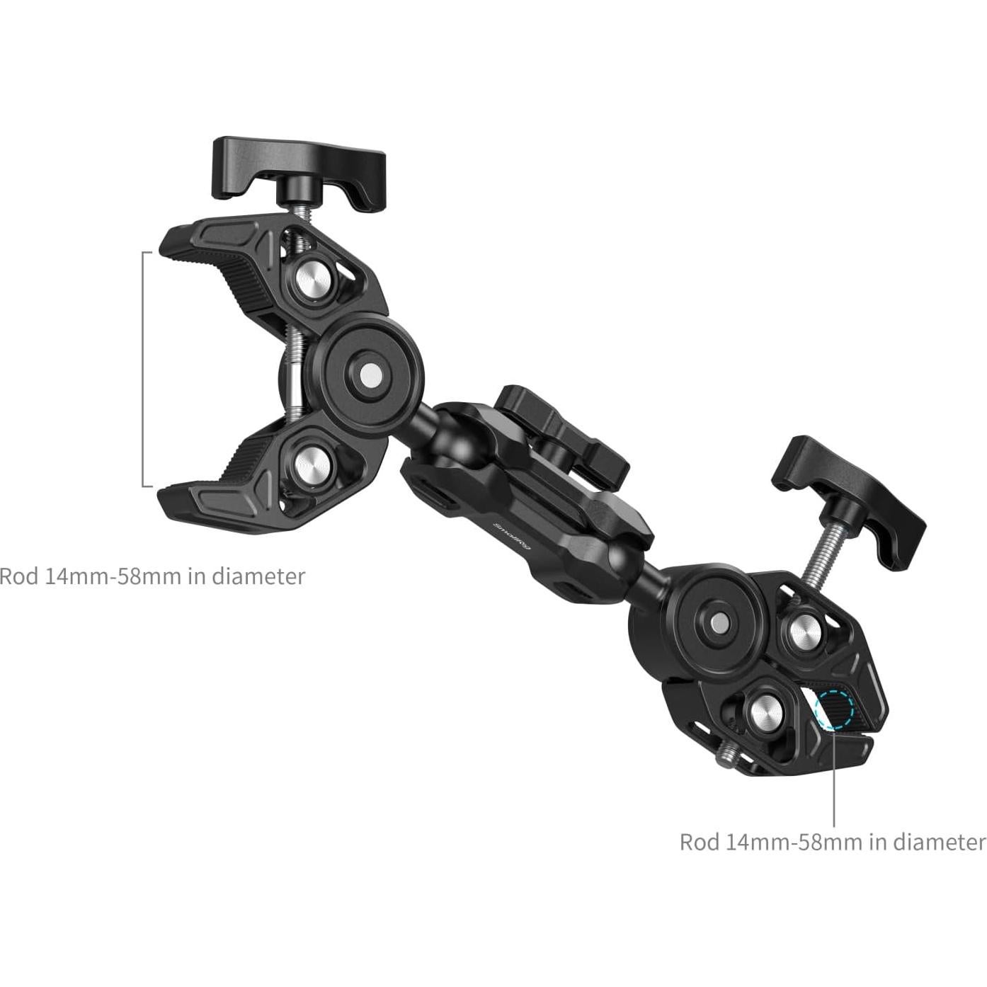 Abrazadera Doble Super Clamp SmallRig 5453 Ajustable 360°