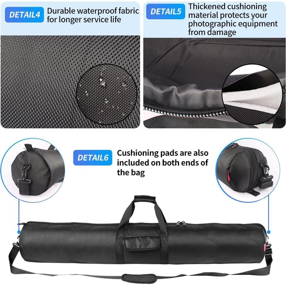 Bolsa de Trípode Hemmotop 120 cm x 21 cm Acolchada