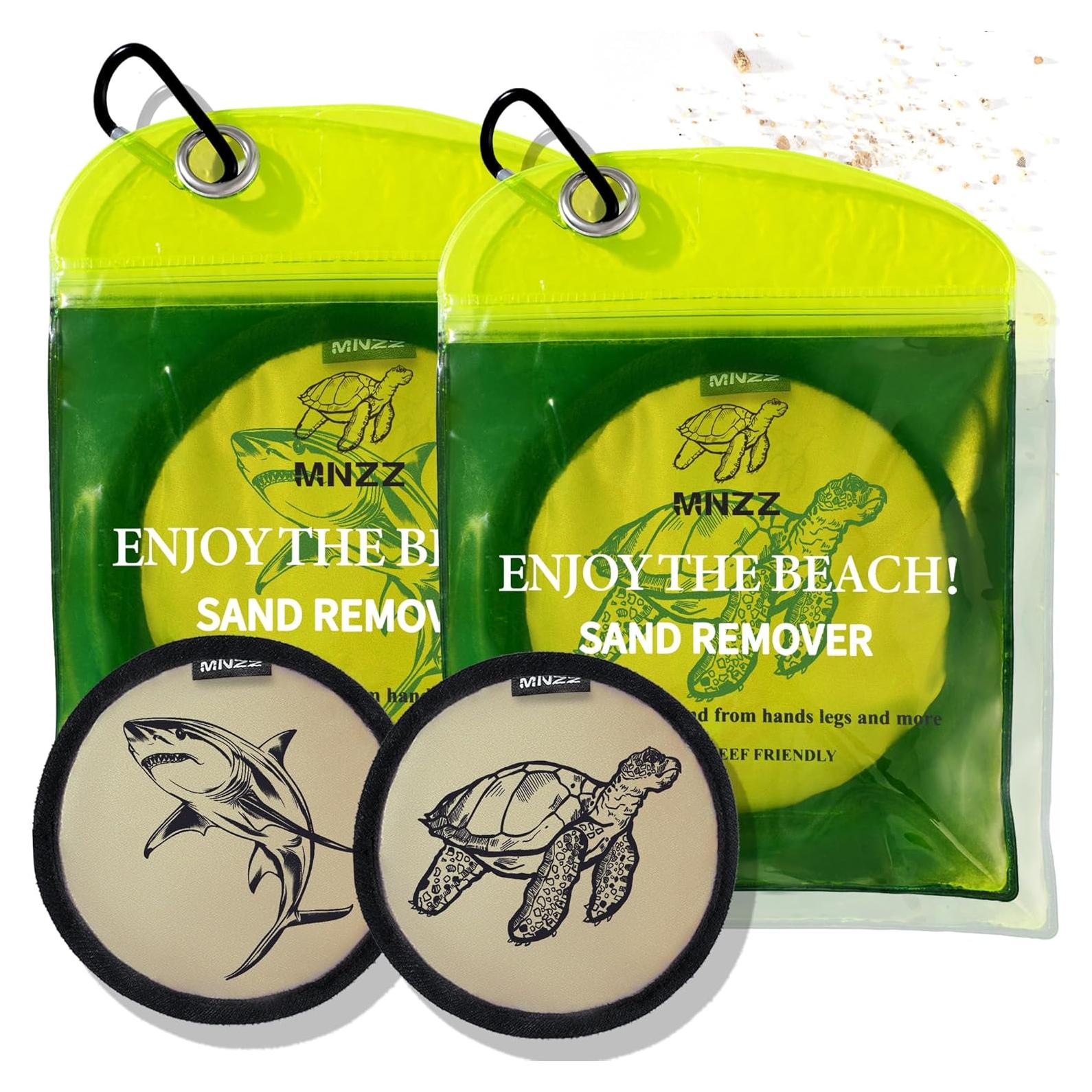 MNZZ Quitarena de Playa Portátil 2pcs Nylon Floral 12.7cm