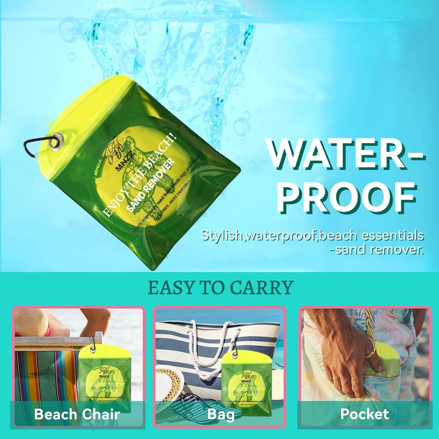 MNZZ Quitarena de Playa Portátil 2pcs Nylon Floral 12.7cm