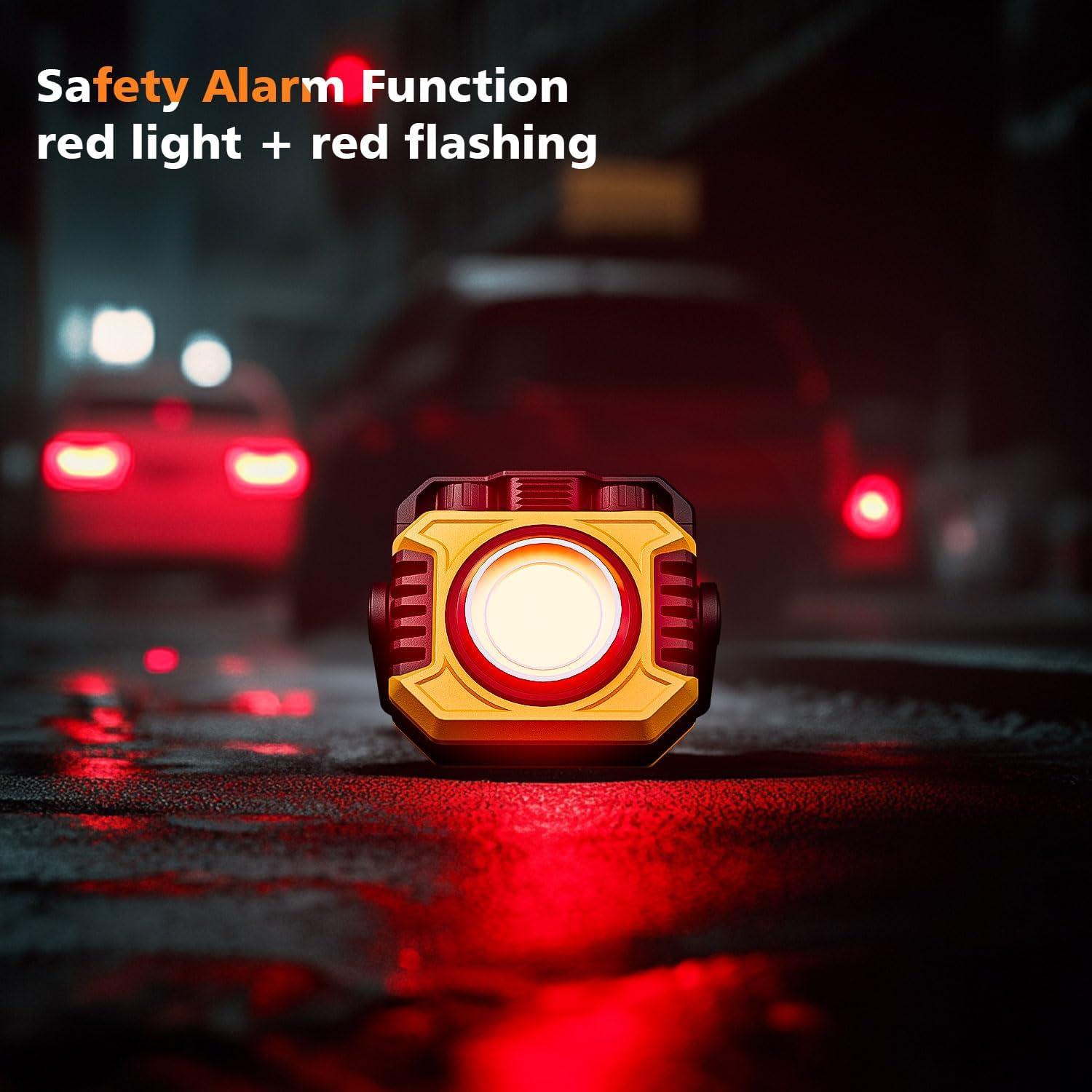 Luz de Trabajo Recargable Samyoung 2 Piezas 2400LM 360°