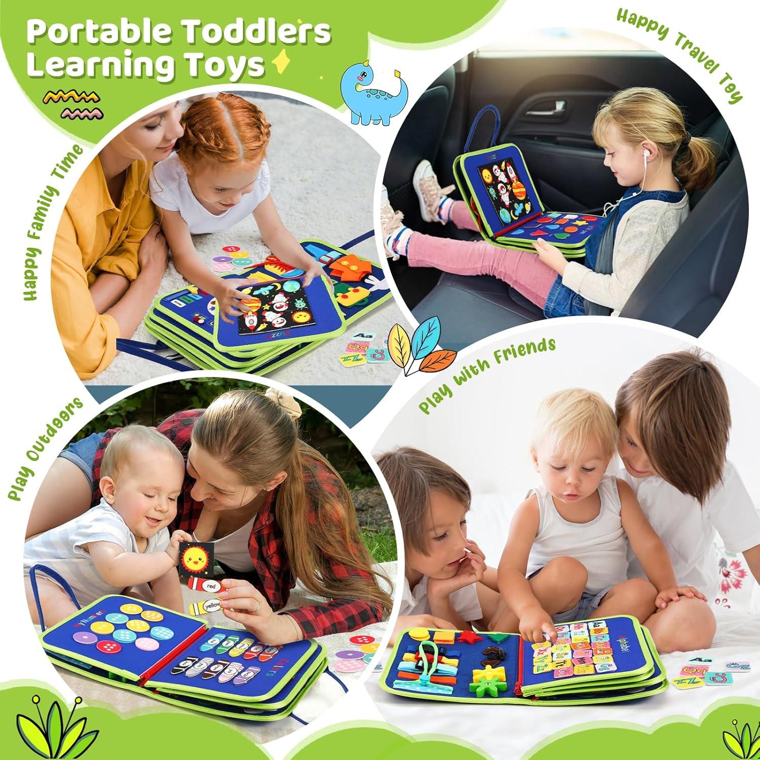 Tablero Ocupado Montessori AJsupojouet para Niños 3-5 Años