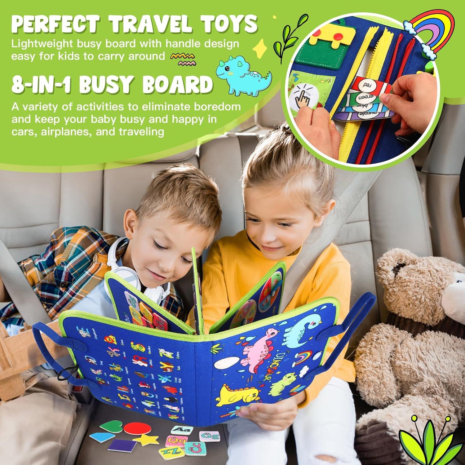 Tablero Ocupado Montessori AJsupojouet para Niños 3-5 Años