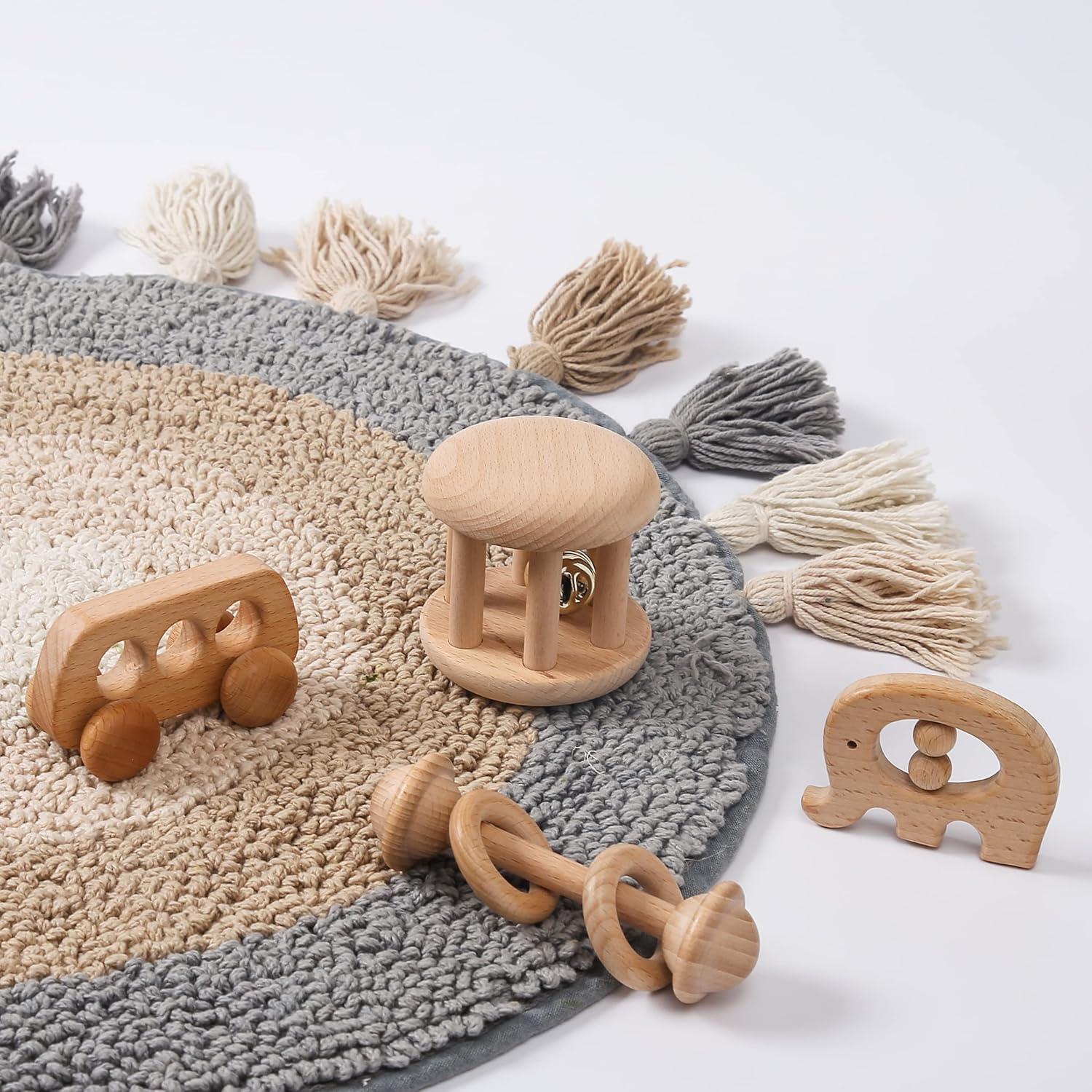 Sonajero de Madera Orgánica para Bebés Vamos a Hacer 220g