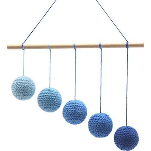 Móviles Visuales Montessori M.VITA - 4 Clásicos con Gobbi Azul