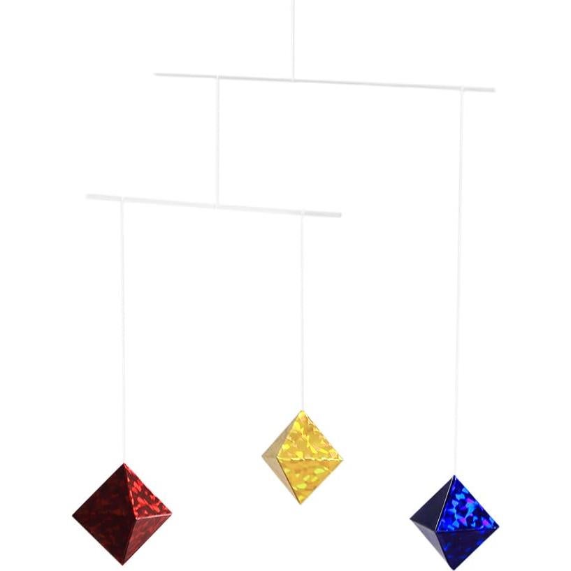 Móviles Visuales Montessori M.VITA - 4 Clásicos con Gobbi Azul