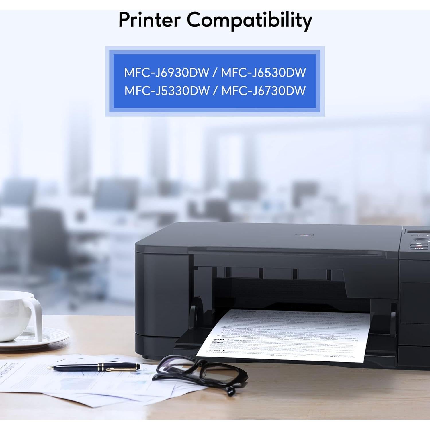 Cartucho de tinta JETSIR LC3019XXL compatible para Brother