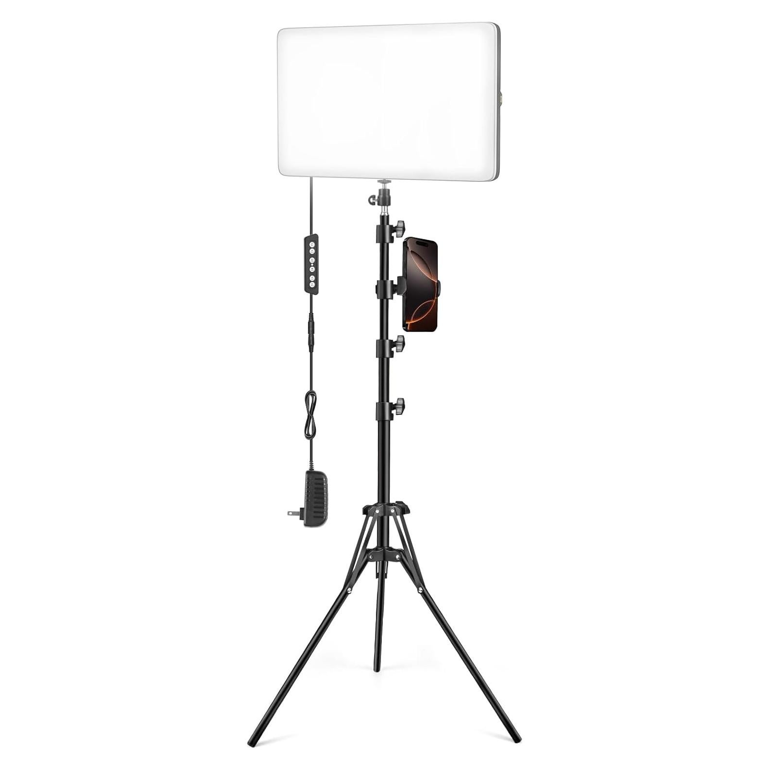 Kit de Luz LED Icceue con Trípode Ajustable 160cm 2500K-8500K