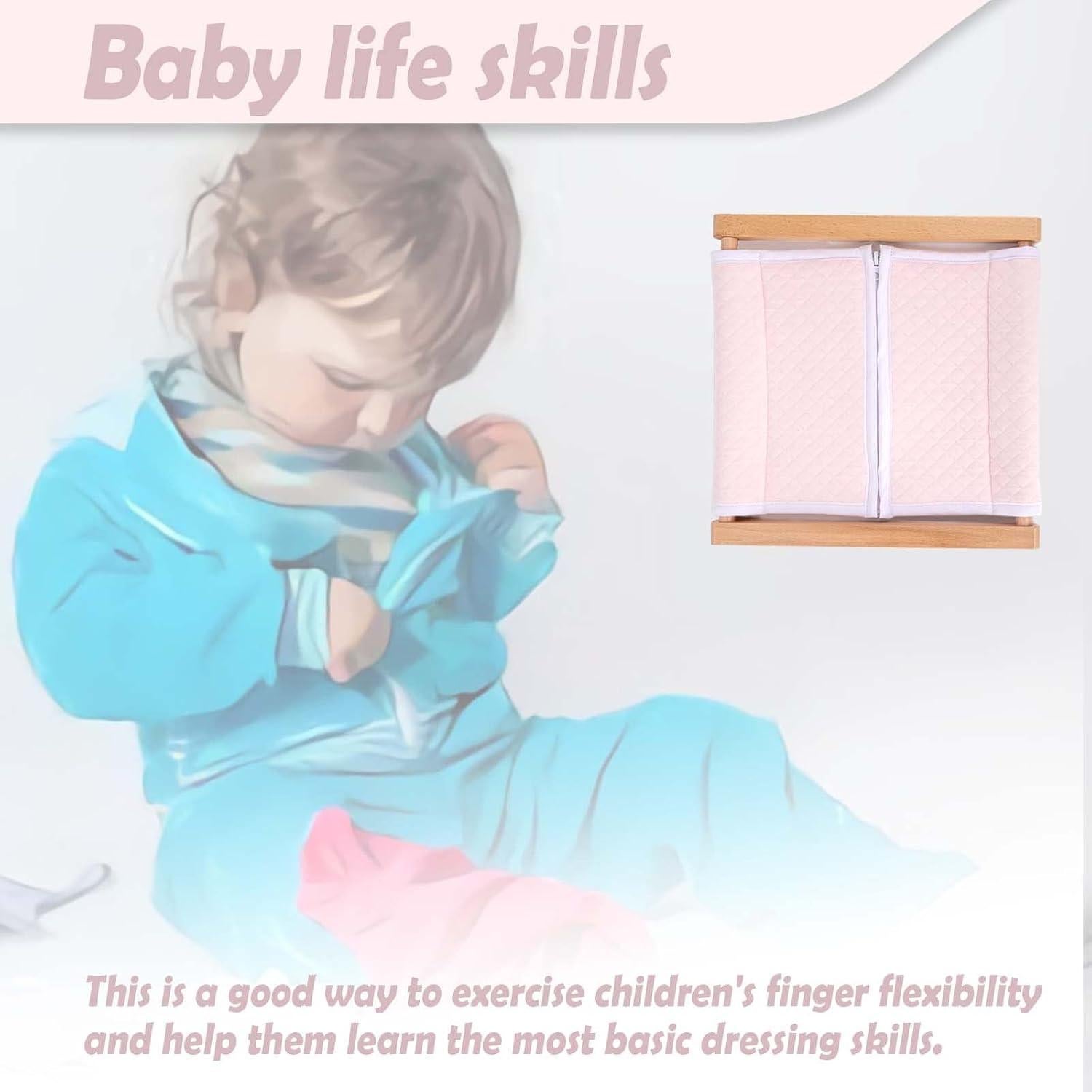 Tablero de Aprendizaje Montessori YunHe - Juguete de Vestirse