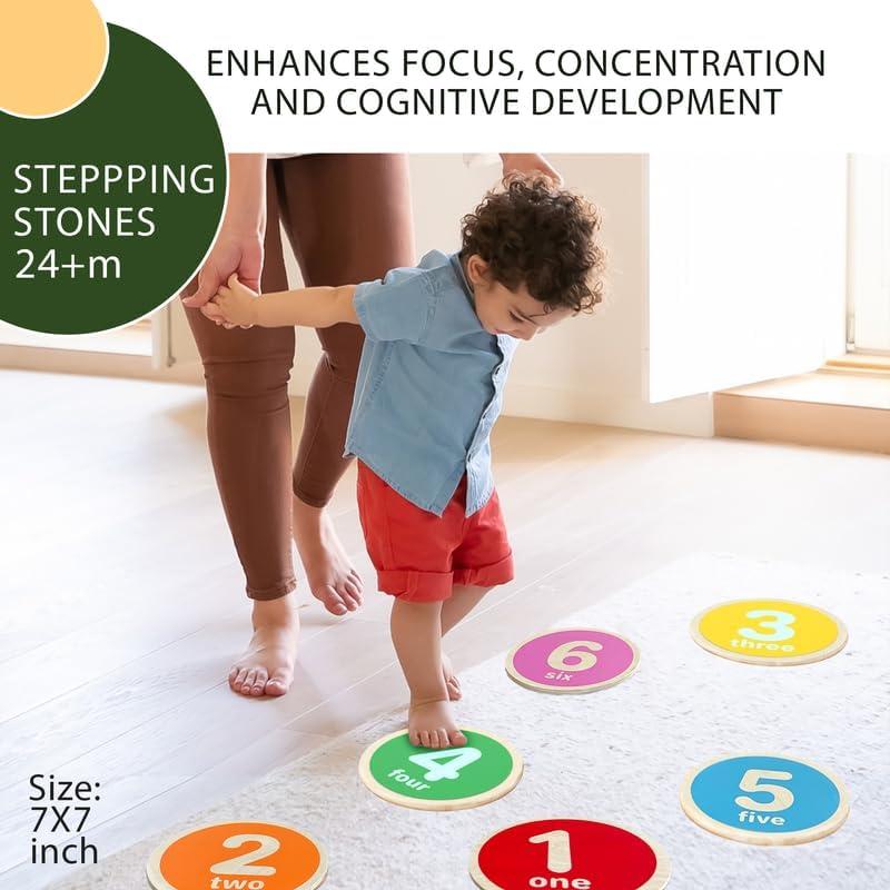 Conjunto de Juego Interior Quokka BalanceSet - Viga y Discos de Madera