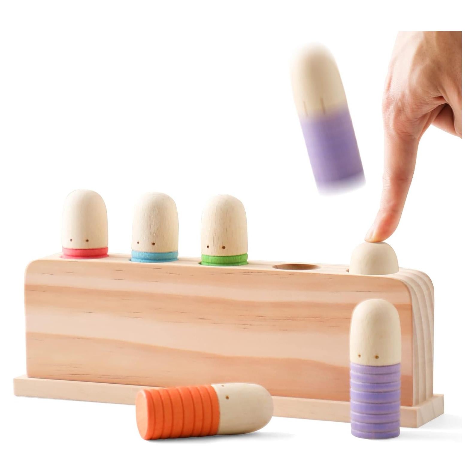 Títeres Pop Up de Madera Montessori Etucdose - Juguetes Educativos