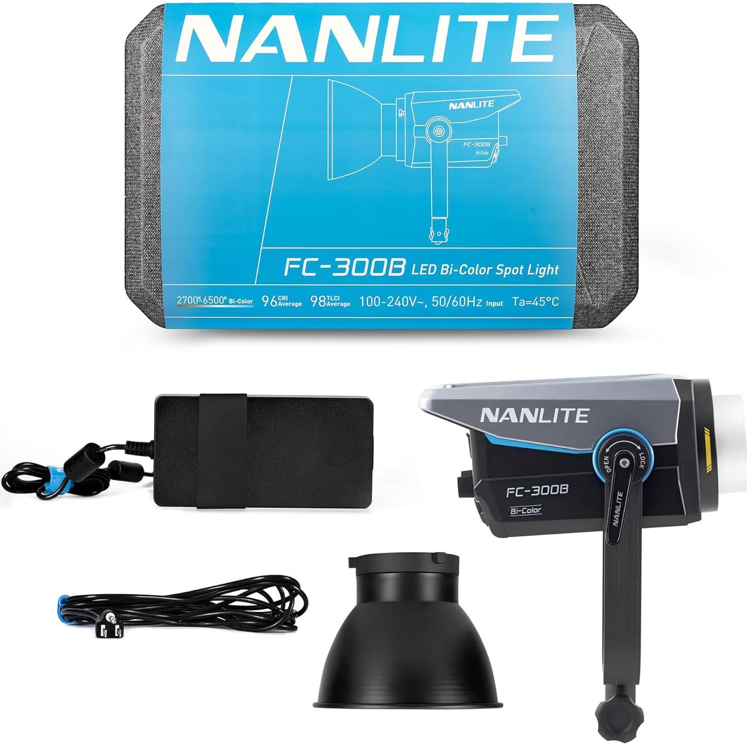 Luz de Estudio NANLITE FC-300B 300W 2700K-6500K Control Remoto