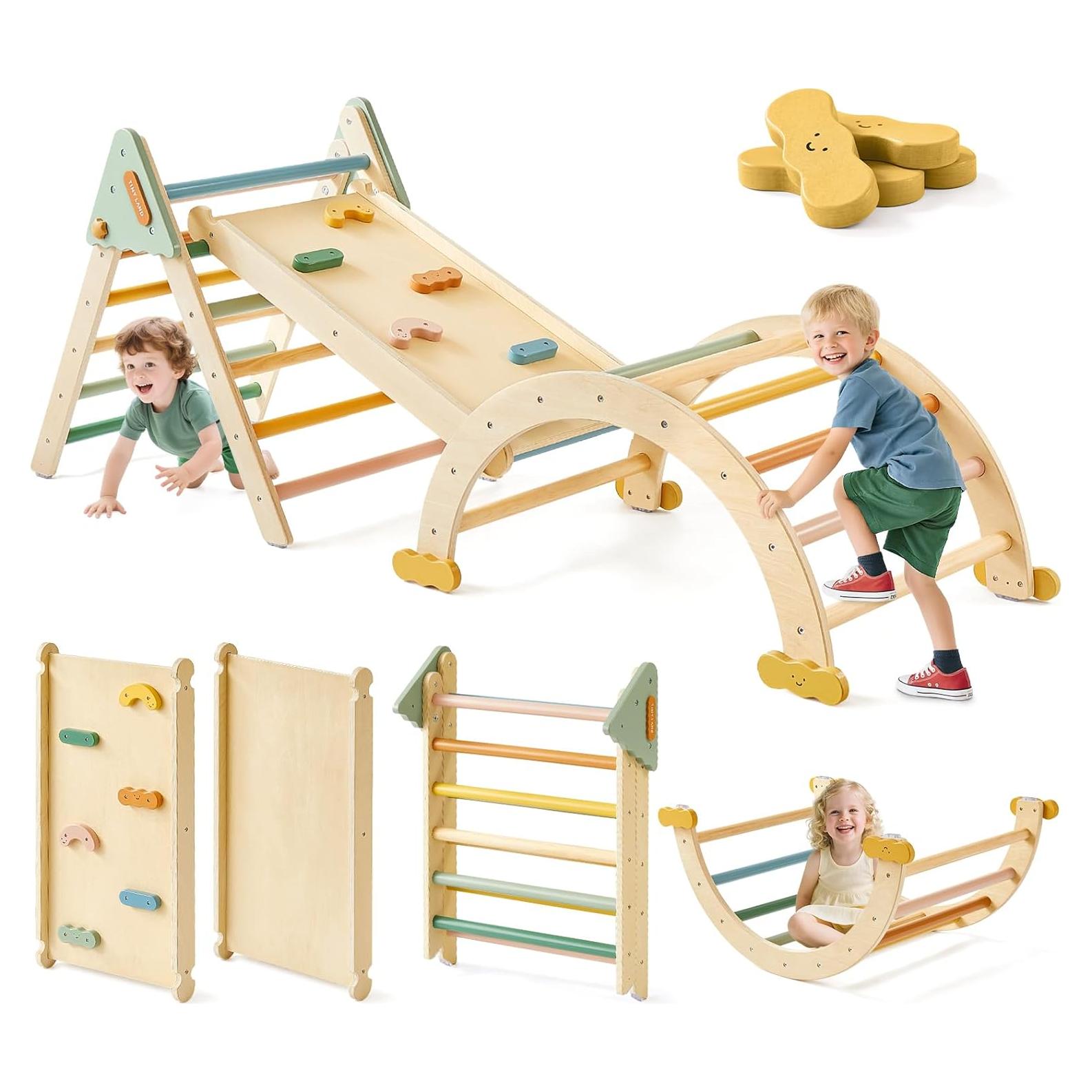 Conjunto de Escalada Montessori Tiny Land 7 en 1 Plegable