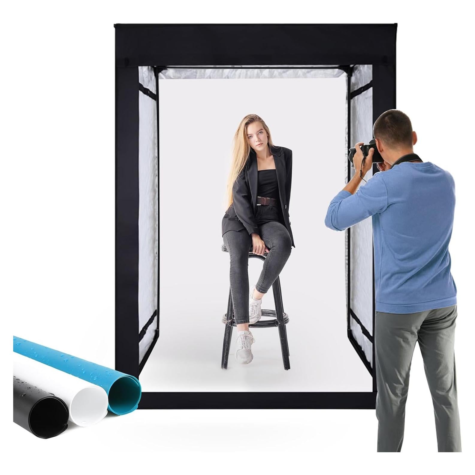Caja de Luz Fotográfica Grande Hongbang 101.6x119.4x198.1 cm