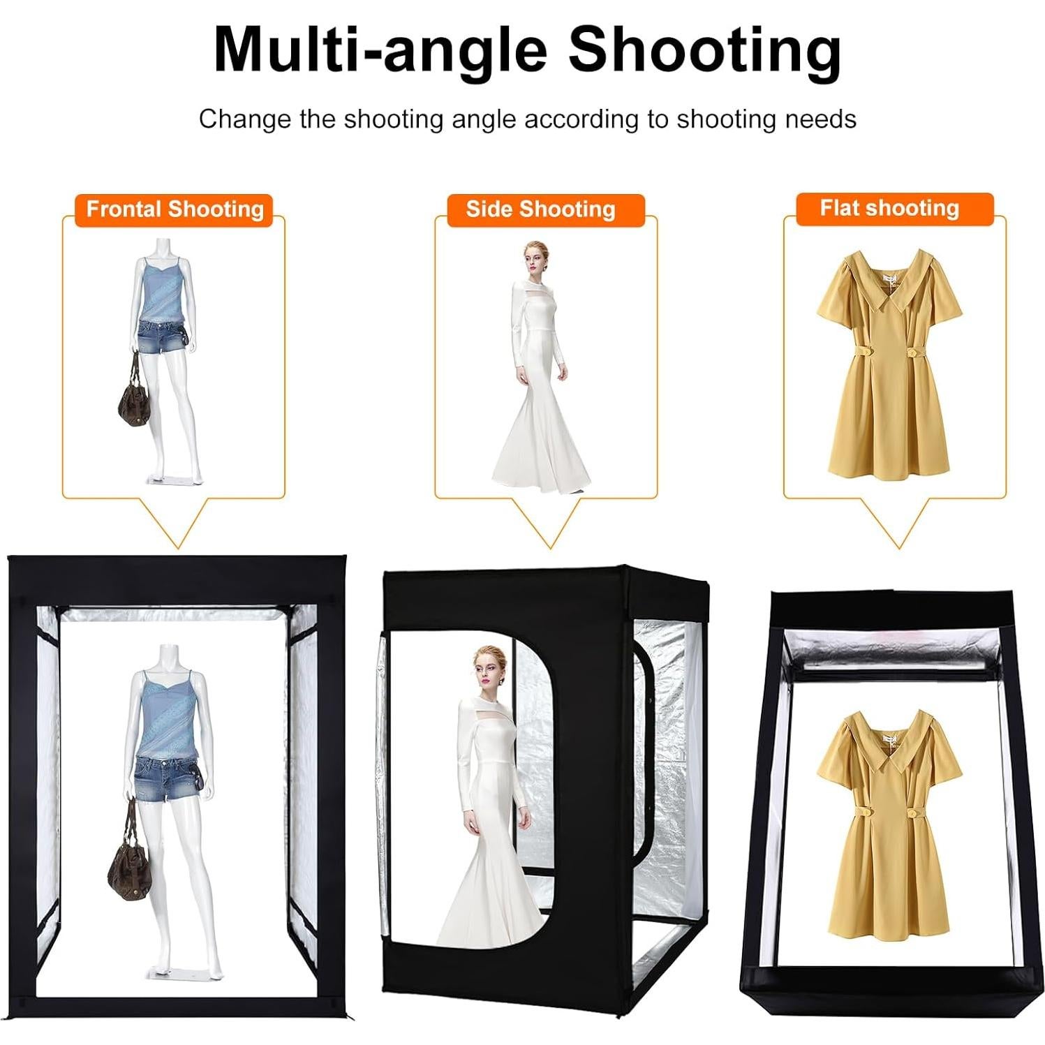 Caja de Luz Fotográfica Grande Hongbang 101.6x119.4x198.1 cm