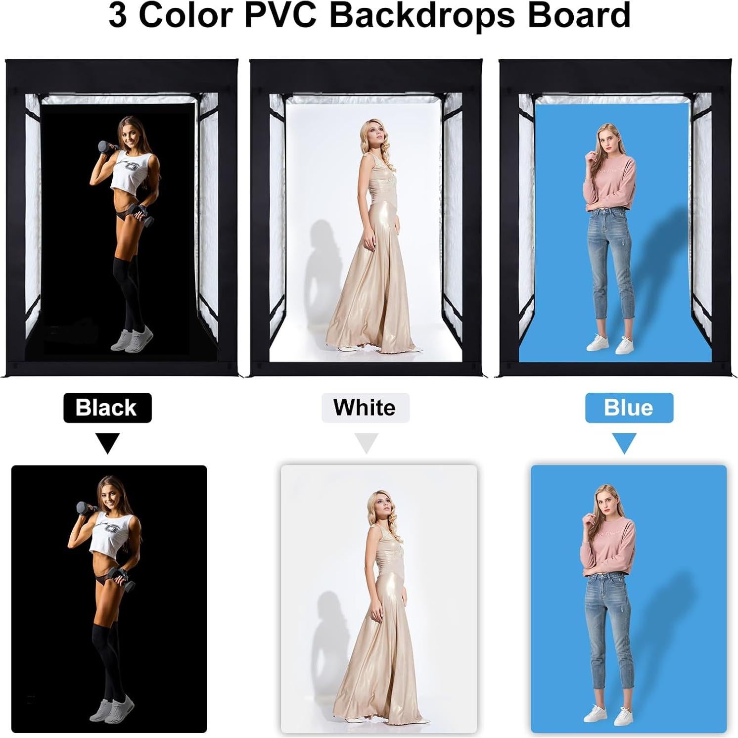 Caja de Luz Fotográfica Grande Hongbang 101.6x119.4x198.1 cm