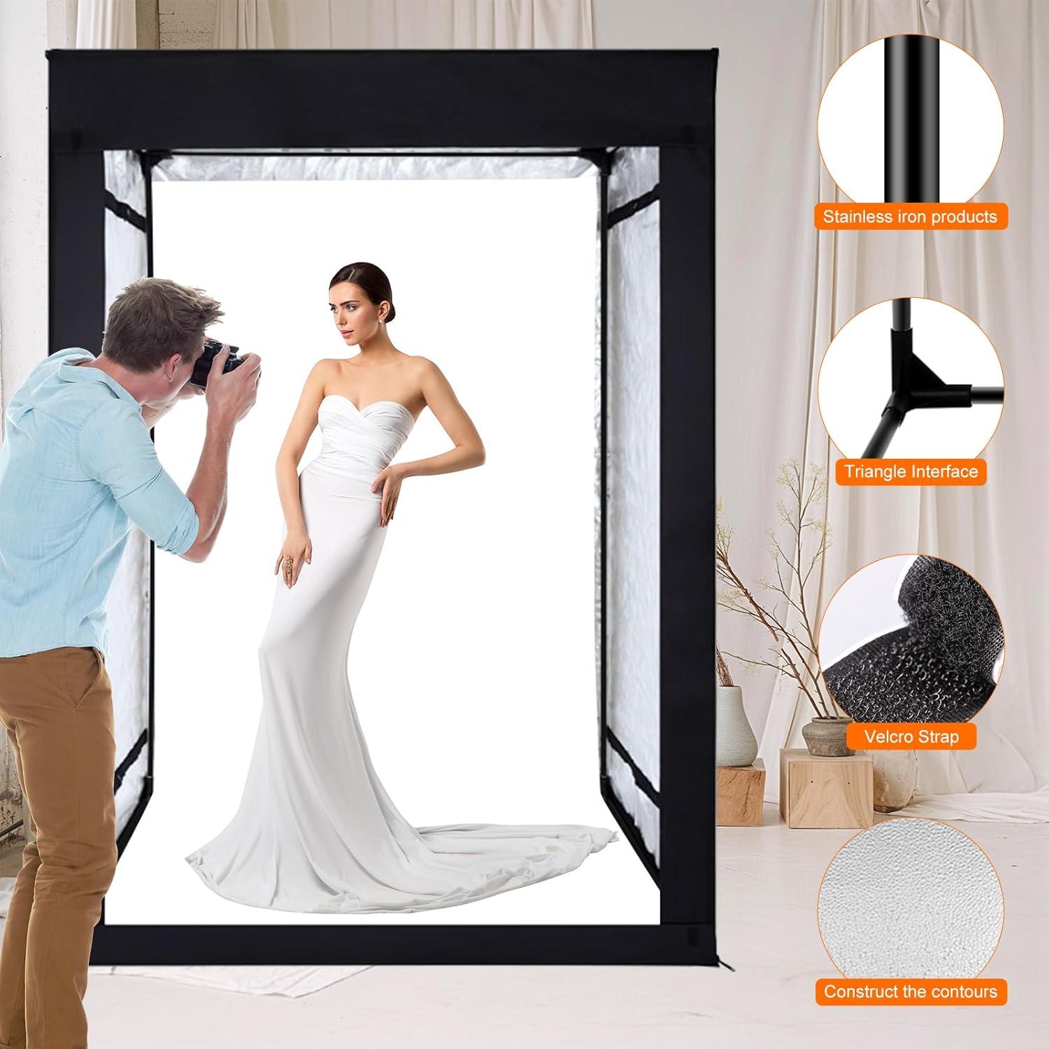 Caja de Luz Fotográfica Grande Hongbang 101.6x119.4x198.1 cm