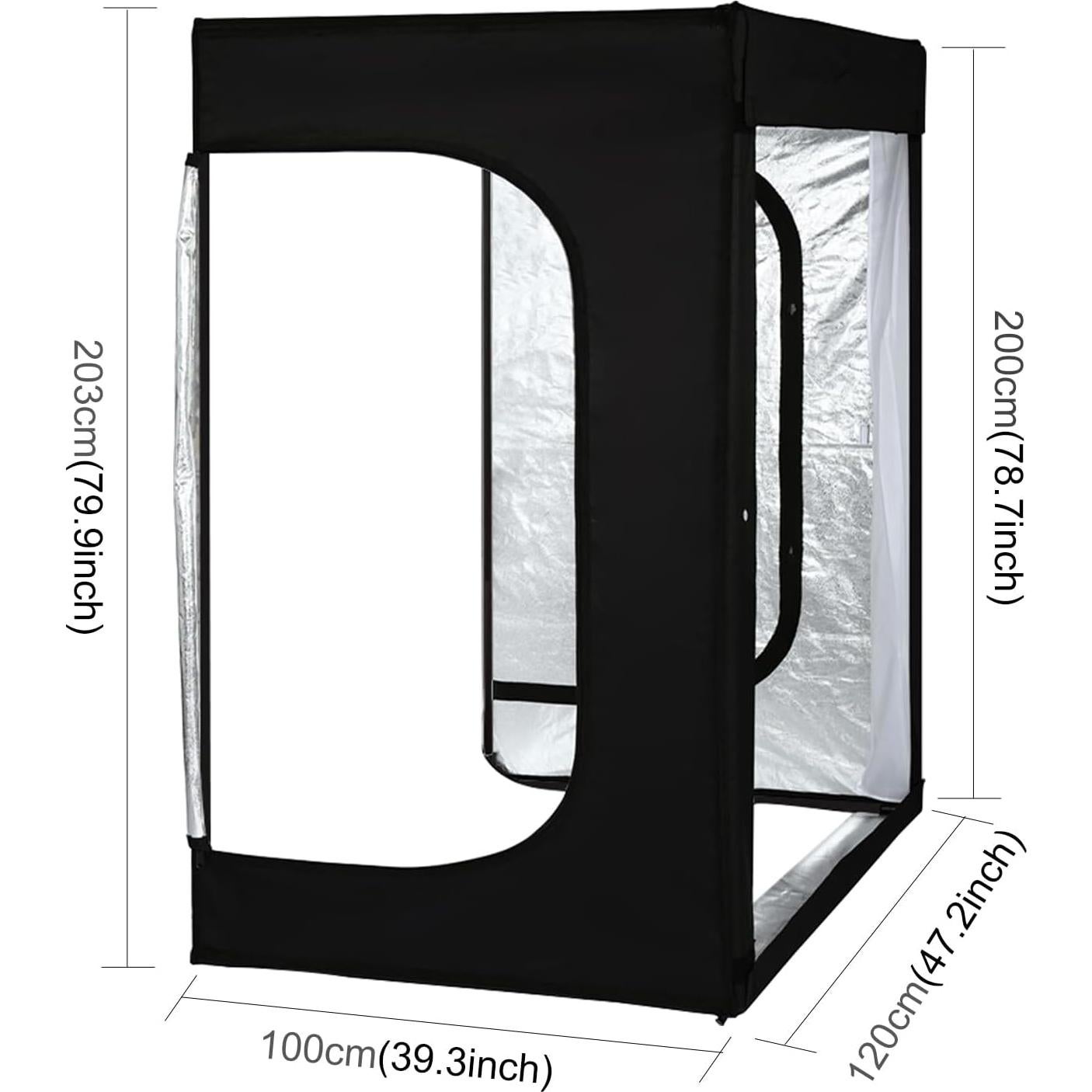 Caja de Luz Fotográfica Grande Hongbang 101.6x119.4x198.1 cm