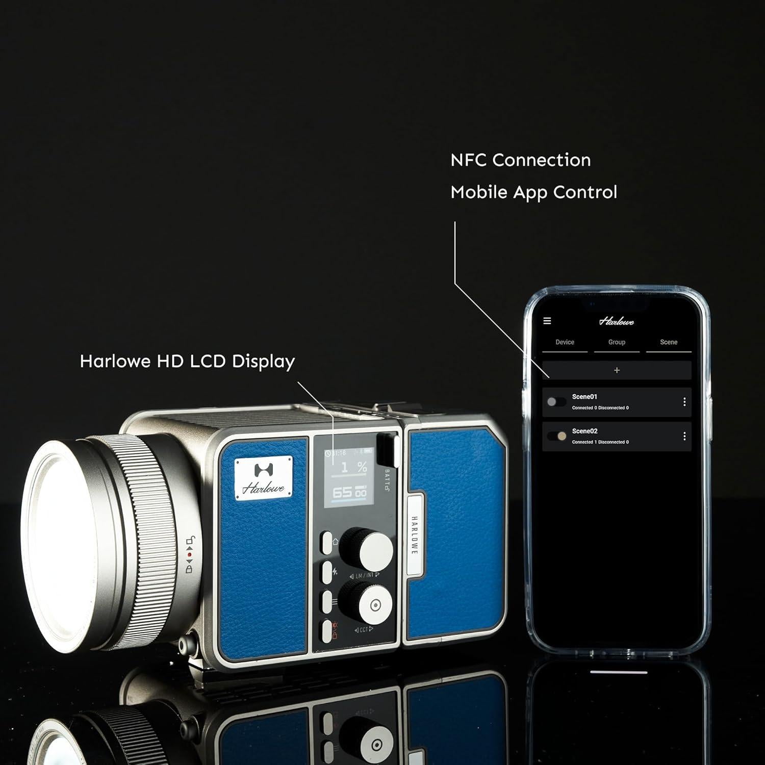 Kit de Iluminación Profesional Harlowe Avant Max-X 80W Bi-Color