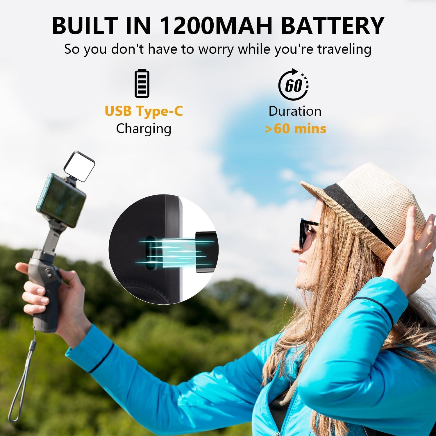 Luz LED de Fotografía PIOENIMAGE Compacta 2500-9000K