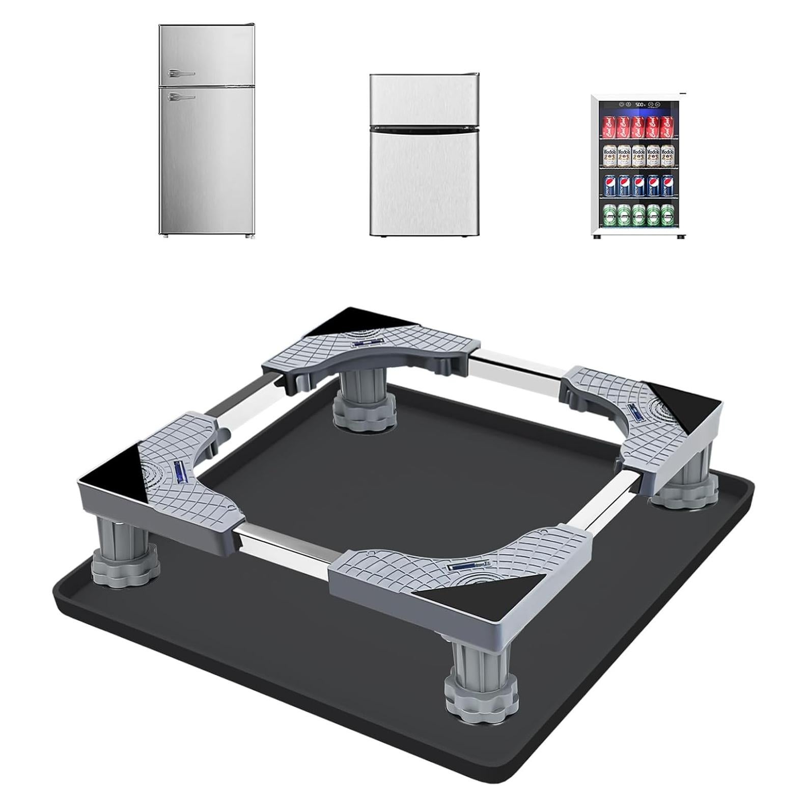 Soporte Ajustable para Mini Nevera TOHONFOO con Bandeja de Goteo