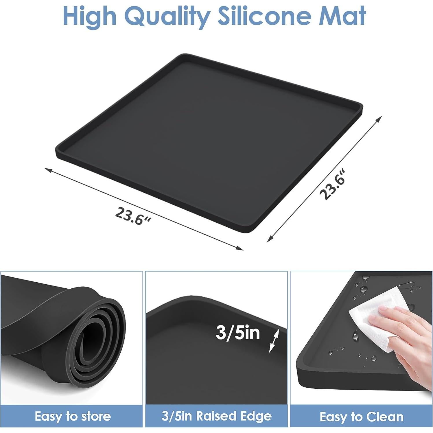 Soporte Ajustable para Mini Nevera TOHONFOO con Bandeja de Goteo